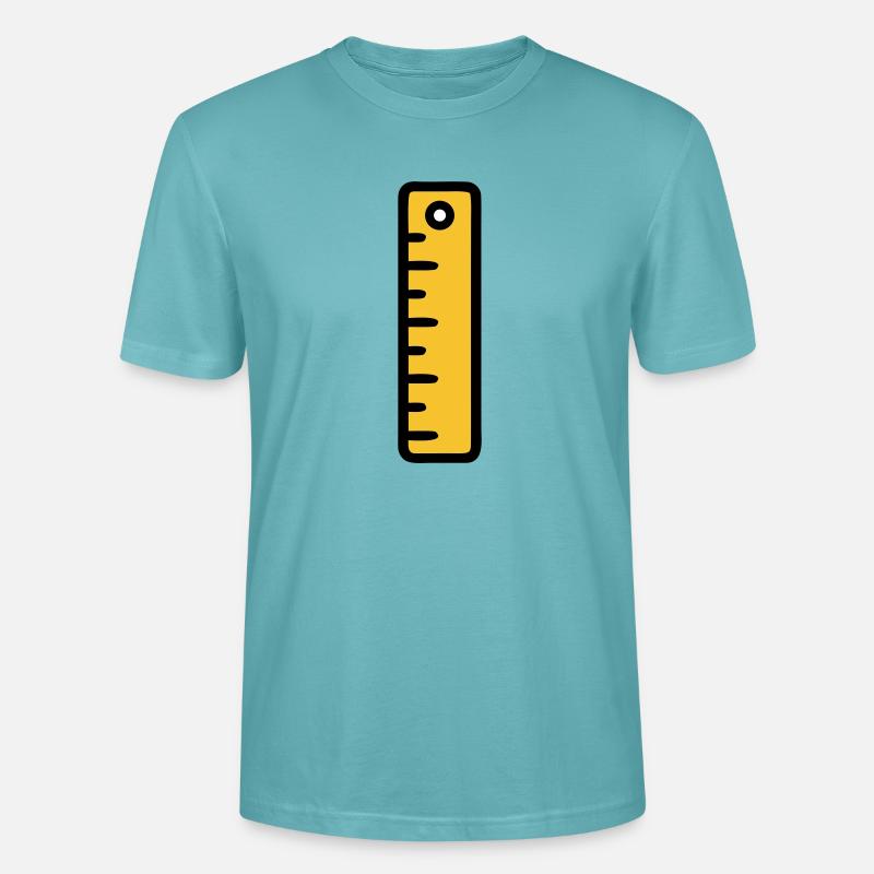 Bureau de l’outil de règle d’échelle - T-shirt bio CRAFTER Stanley Stella Unisexe - turquoise pastel