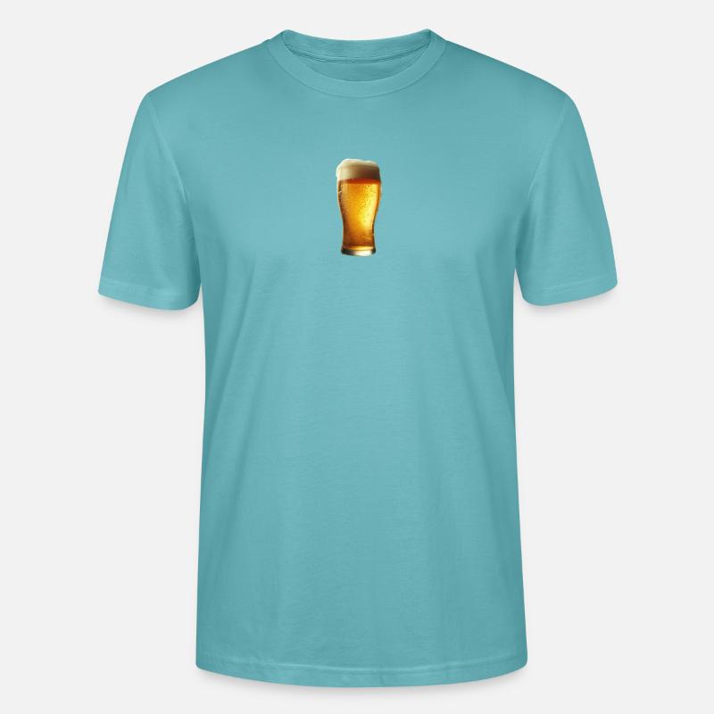 Ein eiskaltes Bier - Stanley/Stella Unisex Bio-T-Shirt CRAFTER - Pastelltürkis