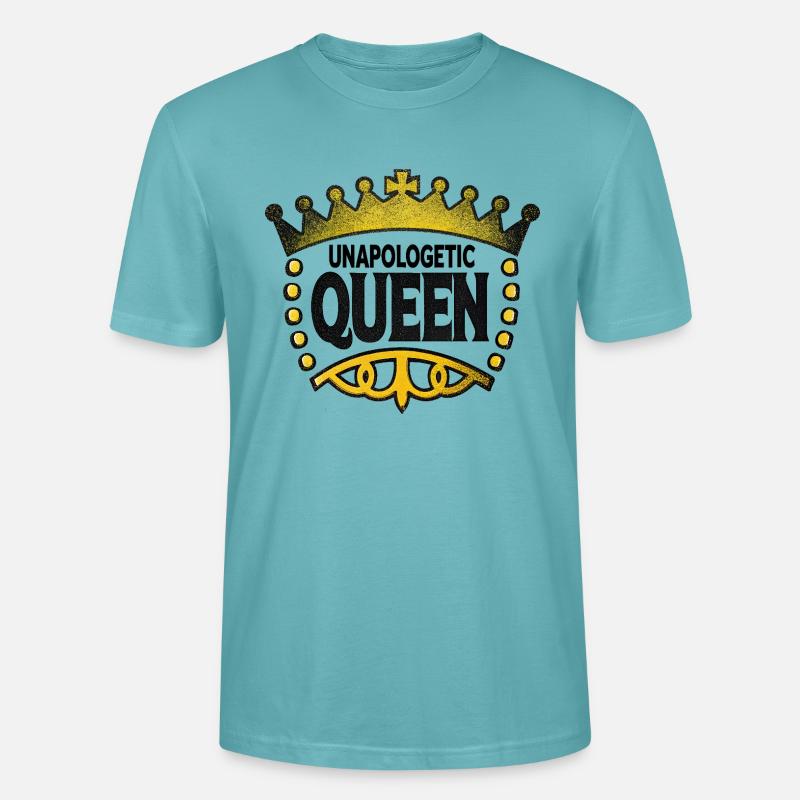 Unverfrorene Königin - Stanley/Stella Unisex Bio-T-Shirt CRAFTER - Pastelltürkis