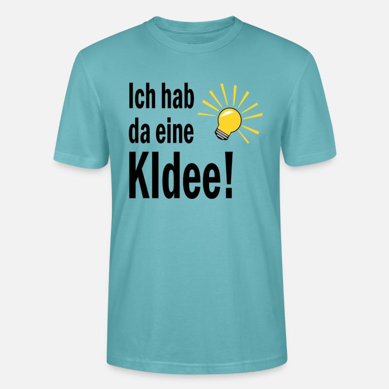 Ich habe da eine KIdee! - Stanley/Stella Unisex Bio-T-Shirt CRAFTER - Pastelltürkis