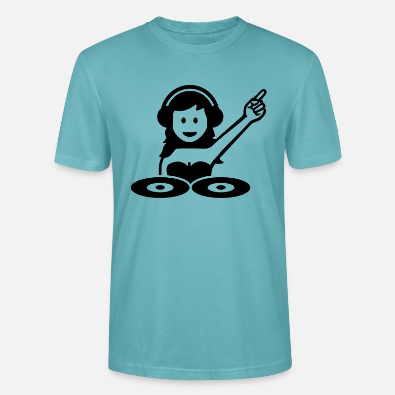 Djane - Stanley/Stella Unisex Bio-T-Shirt CRAFTER - Pastelltürkis