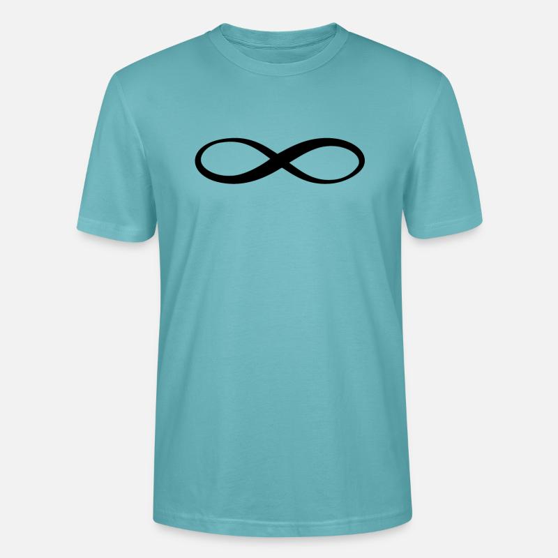Endless Symbol Infinity Endlos Unendlichkeit - Stanley/Stella Unisex Bio-T-Shirt CRAFTER - Pastelltürkis
