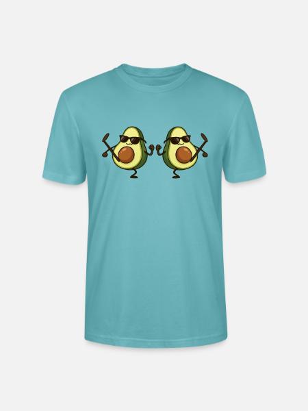 avocado karate 2 - Stanley/Stella Unisex Bio-T-Shirt CRAFTER - Pastelltürkis