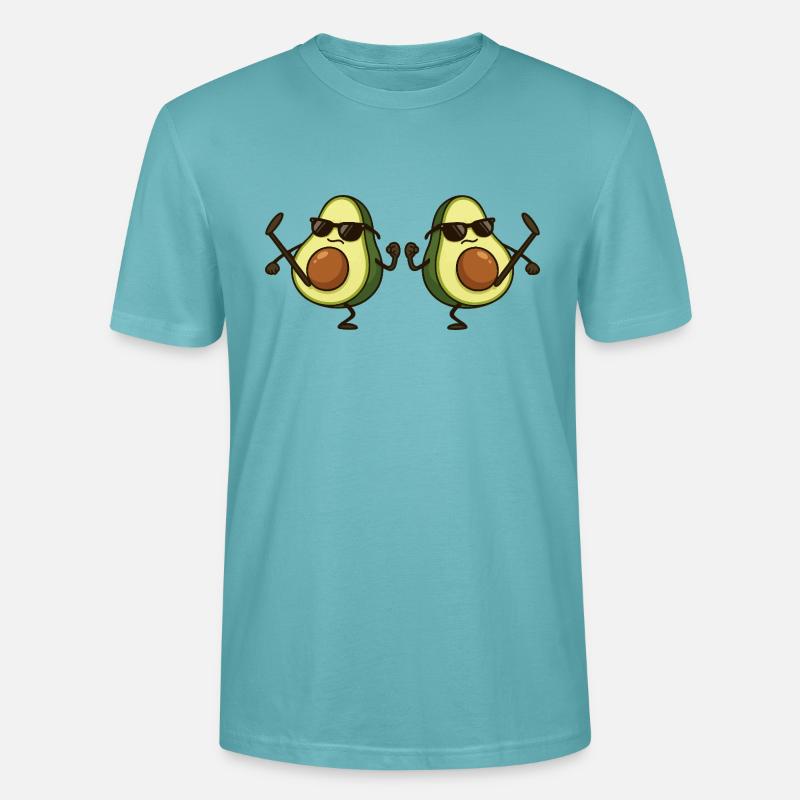 avocado karate 2 - Stanley/Stella Unisex Bio-T-Shirt CRAFTER - Pastelltürkis