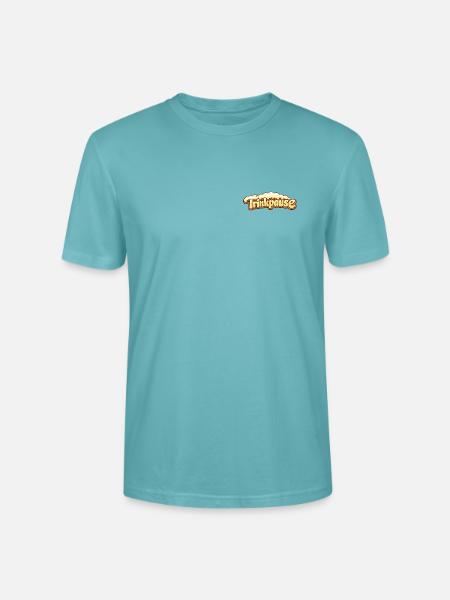 Trinkpause Bier-Schriftzug - Stanley/Stella Unisex Bio-T-Shirt CRAFTER - Pastelltürkis