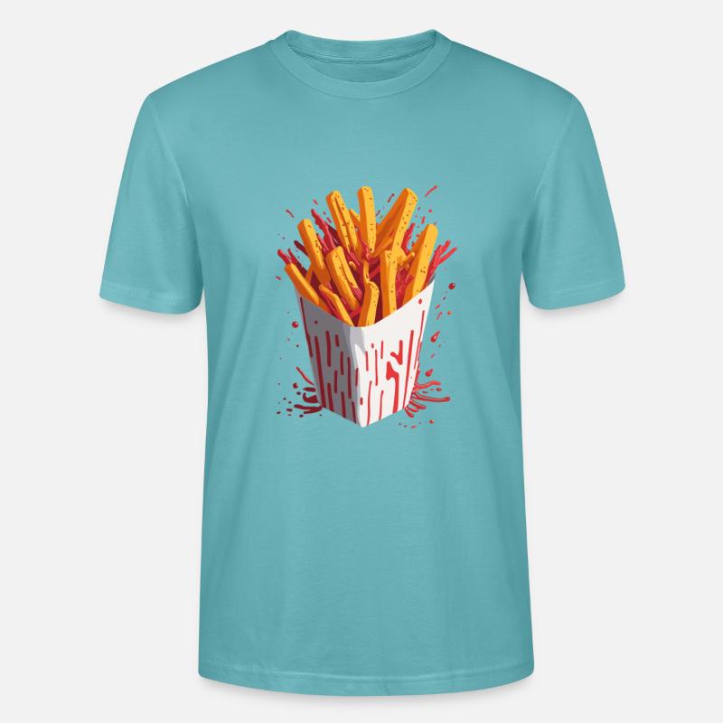 Puces explosives - T-shirt bio CRAFTER Stanley Stella Unisexe - turquoise pastel