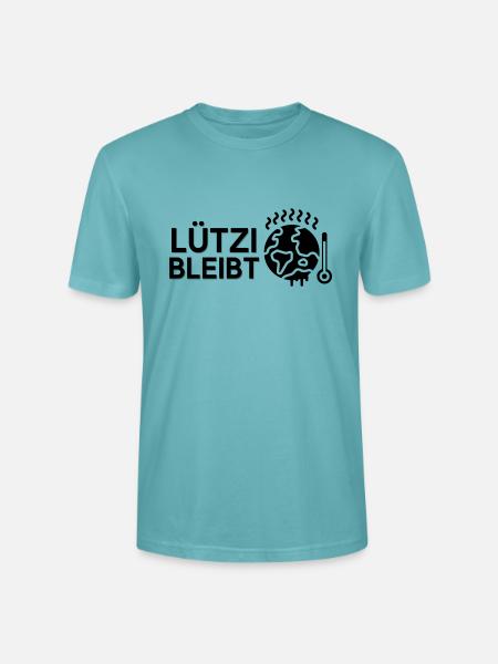 Lützi Bleibt | Lützerath Klimaschutz Design - Stanley/Stella Unisex Bio-T-Shirt CRAFTER - Pastelltürkis