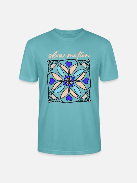 Slow motion in the sun - Stanley/Stella Unisex Bio-T-Shirt CRAFTER - Pastelltürkis