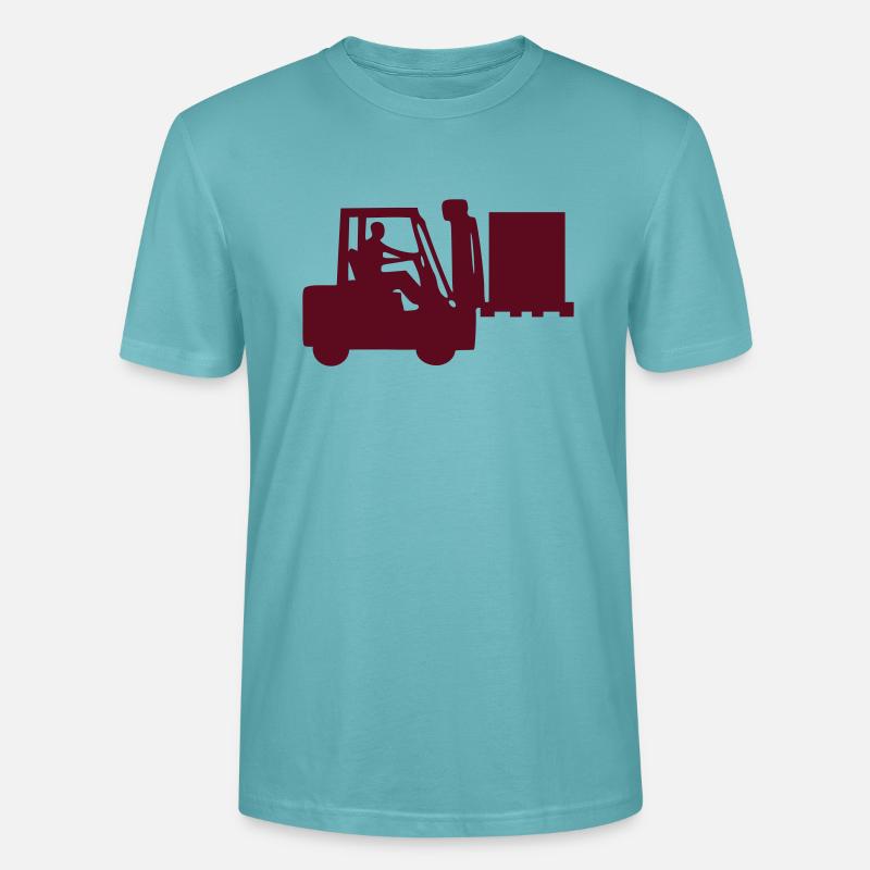 Gabelstapler - Stanley/Stella Unisex Bio-T-Shirt CRAFTER - Pastelltürkis
