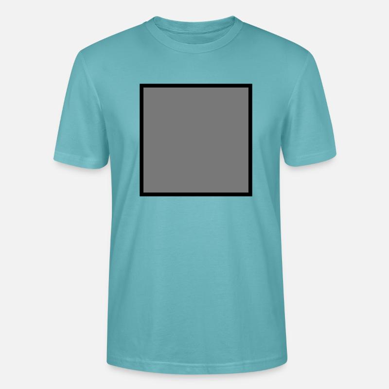 Quadrat grau gefüllt - Stanley/Stella Unisex Bio-T-Shirt CRAFTER - Pastelltürkis