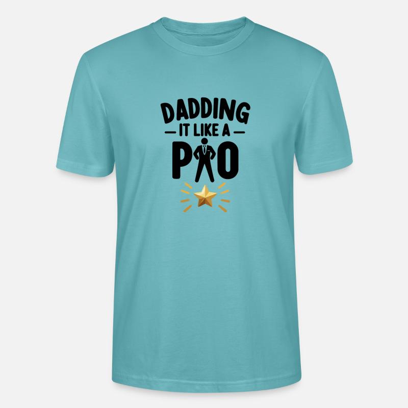 Dadding wie ein Profi - Stanley/Stella Unisex Bio-T-Shirt CRAFTER - Pastelltürkis