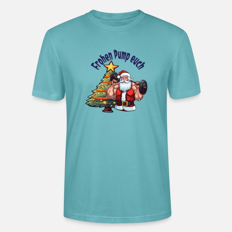 Frohen Pump euch - Stanley/Stella Unisex Bio-T-Shirt CRAFTER - Pastelltürkis