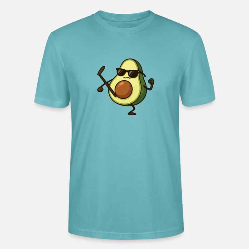 Karaté Avocat - T-shirt bio CRAFTER Stanley Stella Unisexe - turquoise pastel