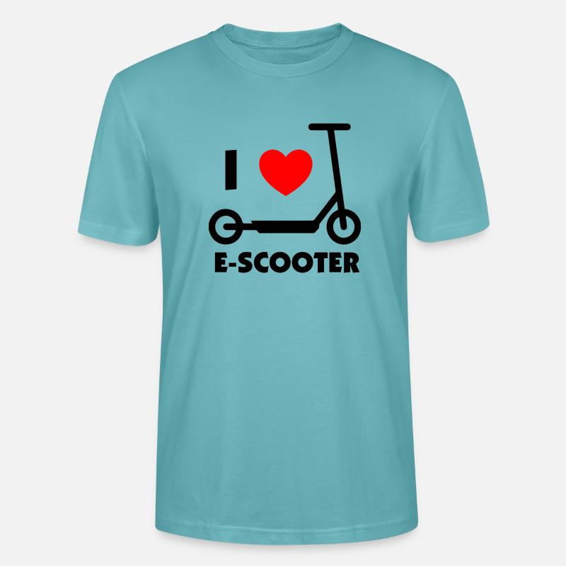 E-Scooter E-Roller Scooter - T-shirt bio CRAFTER Stanley Stella Unisexe - turquoise pastel