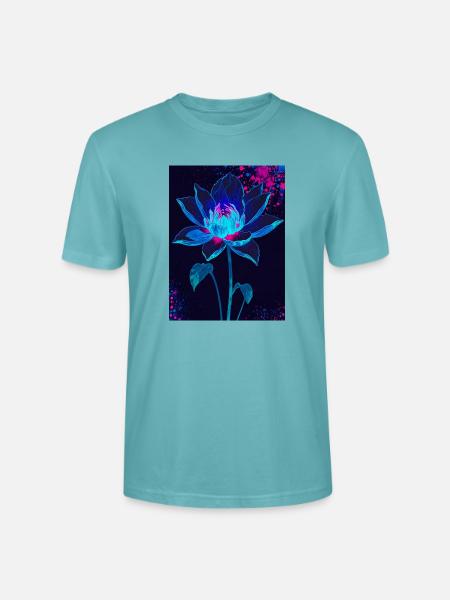 Flourish in the Void - Stanley/Stella CRAFTER Unisex Organic T-Shirt - pastel turquoise