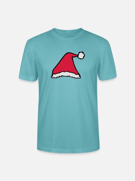 Weihnachtsmütze - Stanley/Stella Unisex Bio-T-Shirt CRAFTER - Pastelltürkis