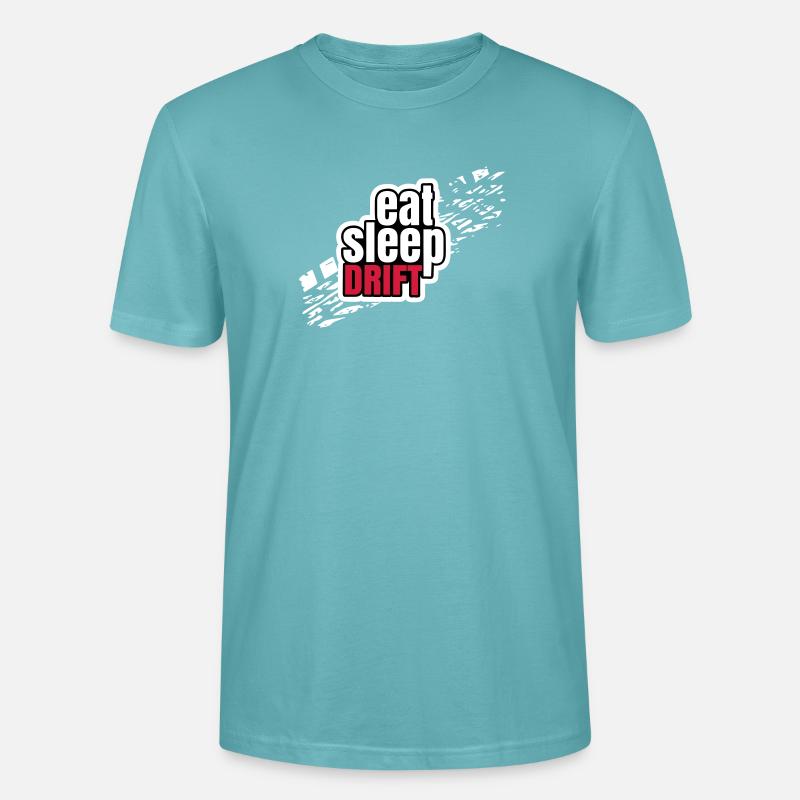 Manger la dérive du sommeil - T-shirt bio CRAFTER Stanley Stella Unisexe - turquoise pastel