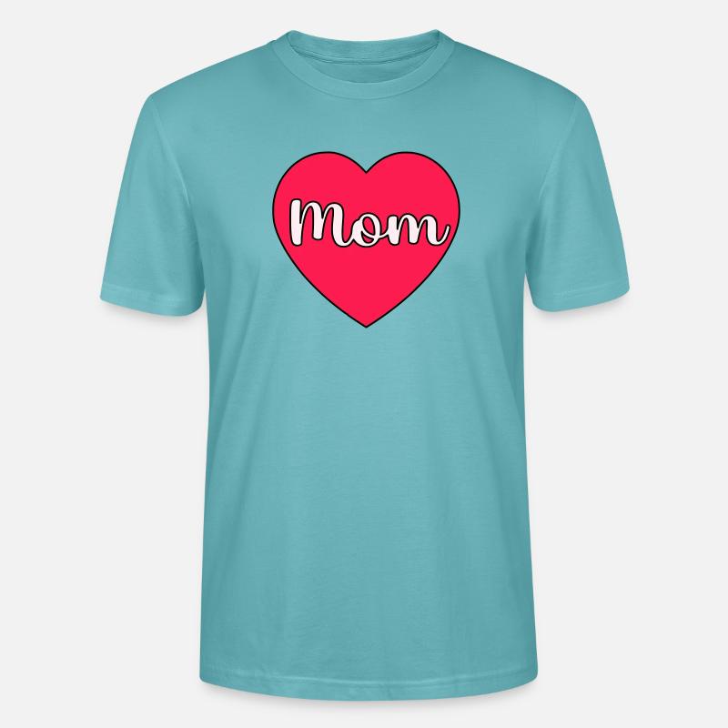 Mama Herz - Stanley/Stella Unisex Bio-T-Shirt CRAFTER - Pastelltürkis