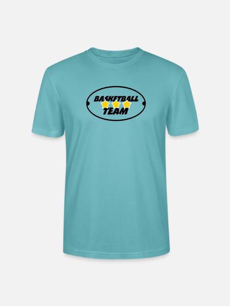 Basketball team - Stanley/Stella CRAFTER Unisex Organic T-Shirt - pastel turquoise