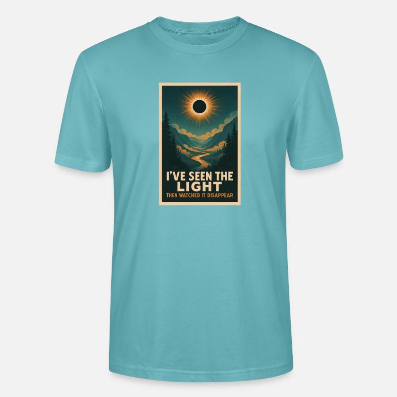 Licht verschwindet | Eclipse - Stanley/Stella Unisex Bio-T-Shirt CRAFTER - Pastelltürkis