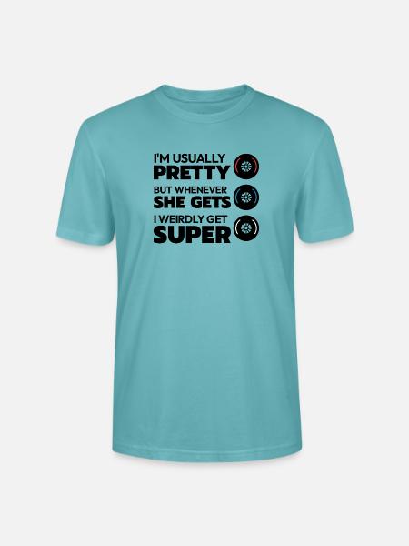 Weich, Feucht, Hart - Stanley/Stella Unisex Bio-T-Shirt CRAFTER - Pastelltürkis