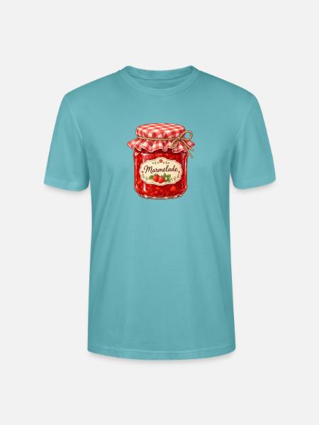 marmelade - Stanley/Stella Unisex Bio-T-Shirt CRAFTER - Pastelltürkis