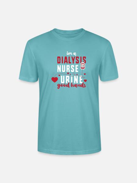 Dialyse Krankenschwester - Stanley/Stella Unisex Bio-T-Shirt CRAFTER - Pastelltürkis