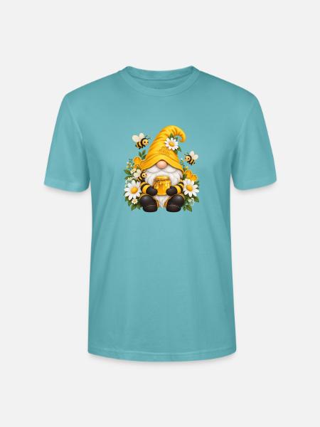 Süße Zwerge unter den Gnomen - Stanley/Stella Unisex Bio-T-Shirt CRAFTER - Pastelltürkis
