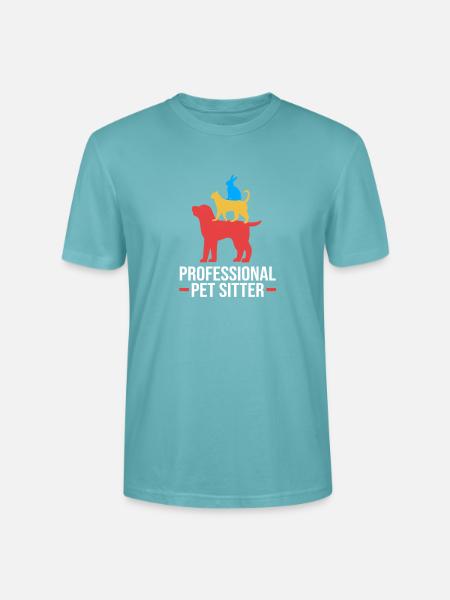 Haustier Sitter Haustiere Babysitter - Stanley/Stella Unisex Bio-T-Shirt CRAFTER - Pastelltürkis