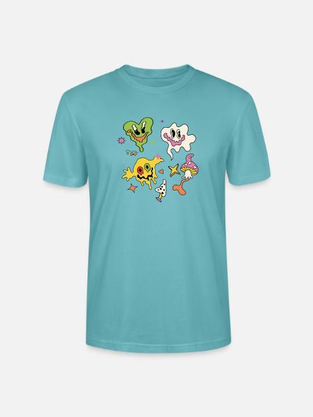 Grusel Halloween - Stanley/Stella Unisex Bio-T-Shirt CRAFTER - Pastelltürkis