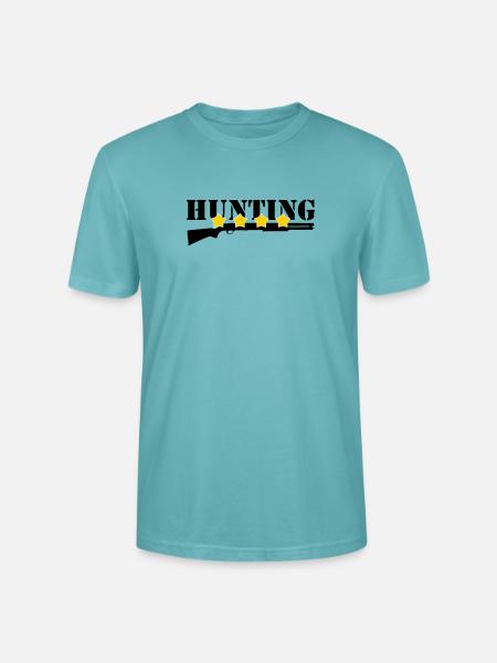 Chasse - Chasseur - T-shirt bio CRAFTER Stanley Stella Unisexe - turquoise pastel