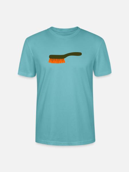 Mushroom Brush Tool Collector - Stanley/Stella CRAFTER Unisex Organic T-Shirt - pastel turquoise