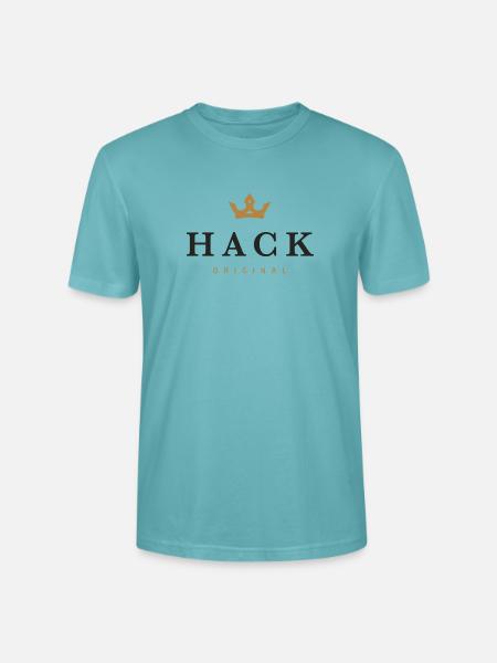 Hack Original Family Logo - Stanley/Stella CRAFTER Unisex Organic T-Shirt - pastel turquoise