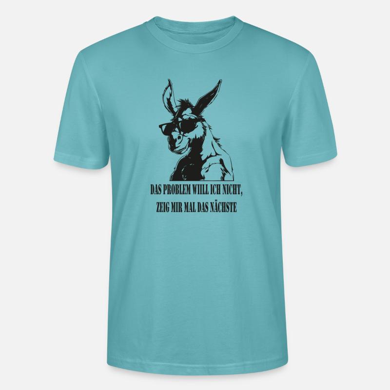 Problem will ich nicht schwarz - Stanley/Stella Unisex Bio-T-Shirt CRAFTER - Pastelltürkis