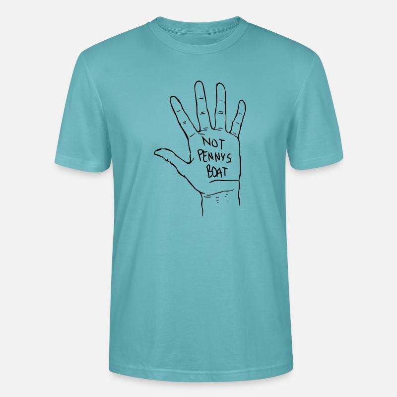 Pas de bateau de Penny - T-shirt bio CRAFTER Stanley Stella Unisexe - turquoise pastel