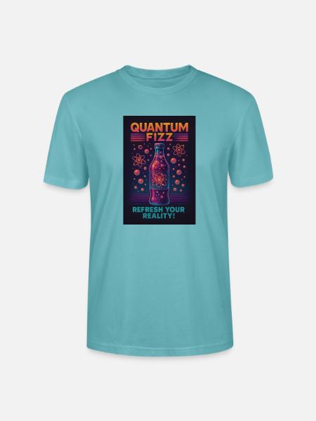 Quantum Fizz by Nerogear - Stanley/Stella Unisex Bio-T-Shirt CRAFTER - Pastelltürkis