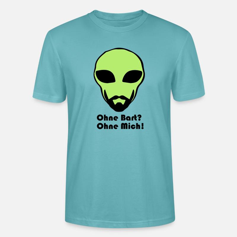 Alien Bart - Stanley/Stella Unisex Bio-T-Shirt CRAFTER - Pastelltürkis