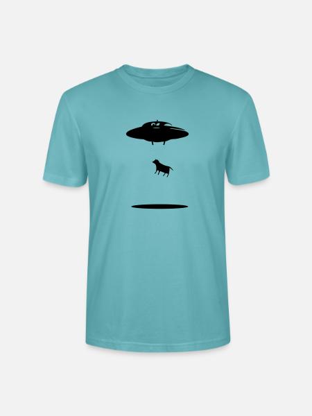 cowabduction - Stanley/Stella Unisex Bio-T-Shirt CRAFTER - Pastelltürkis