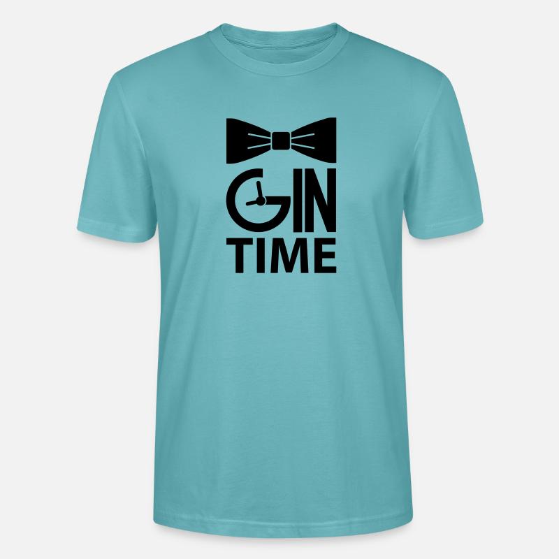 Gin Time - Stanley/Stella Unisex Bio-T-Shirt CRAFTER - Pastelltürkis