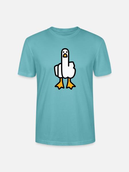 Oie de déclaration - T-shirt bio CRAFTER Stanley Stella Unisexe - turquoise pastel