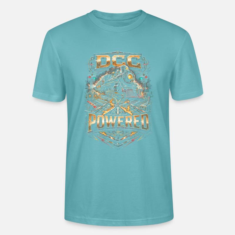 Modelleisenbahn Eisenbahn DCC Powered - Stanley/Stella Unisex Bio-T-Shirt CRAFTER - Pastelltürkis