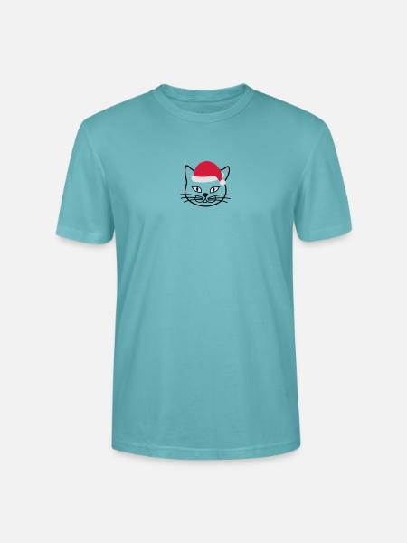 Nikolaus Kitteh - Stanley/Stella Unisex Bio-T-Shirt CRAFTER - Pastelltürkis