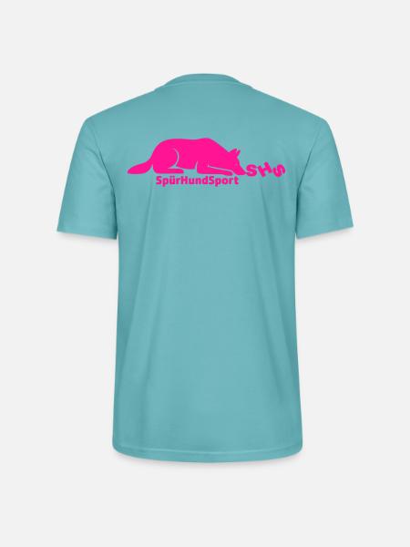SHS Logo pink - Stanley/Stella Unisex Bio-T-Shirt CRAFTER - Pastelltürkis