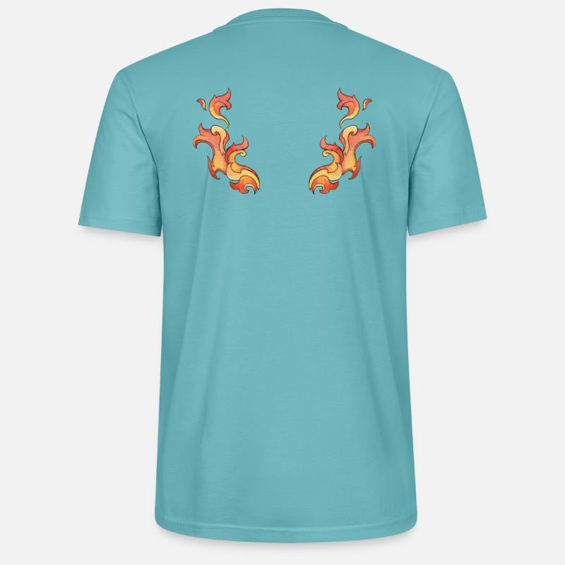 Ailes de feu - T-shirt bio CRAFTER Stanley Stella Unisexe - turquoise pastel