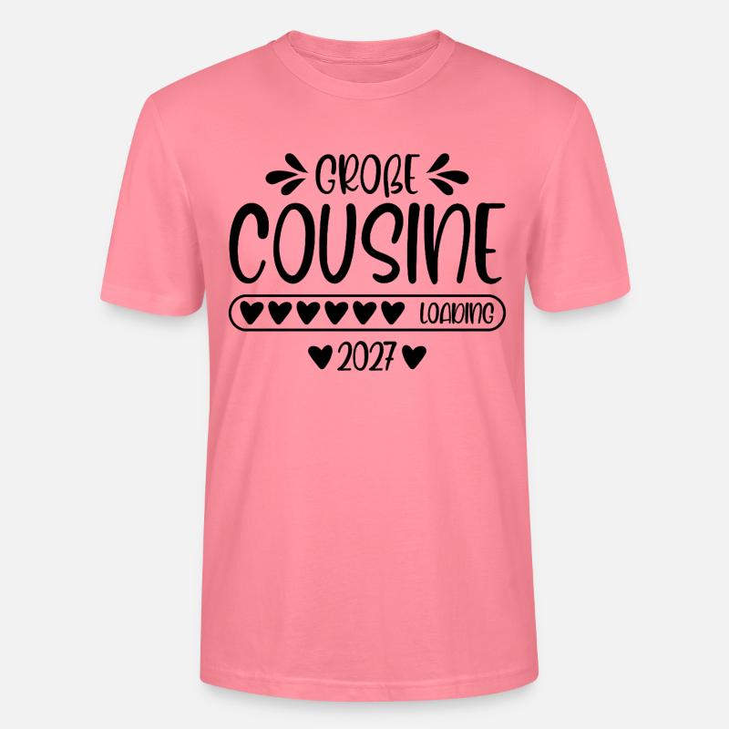 Große Cousine 2027 loading - Stanley/Stella Unisex Bio-T-Shirt CRAFTER - Pink 