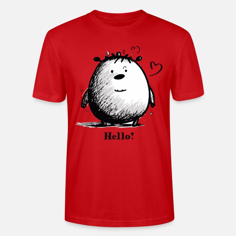 Cuddly Cuddly Cuddly Monster - T-shirt bio CRAFTER Stanley Stella Unisexe - rouge