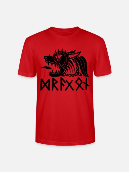 Der kleine Ärger des Waldes - Stanley/Stella Unisex Bio-T-Shirt CRAFTER - Rot