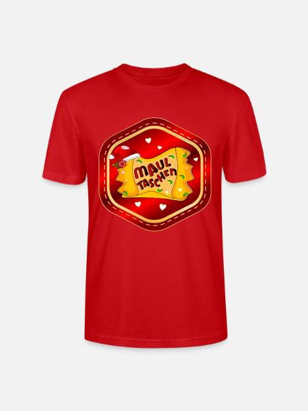 Weihnachten Schwäbische Maultaschen - Stanley/Stella Unisex Bio-T-Shirt CRAFTER - Rot