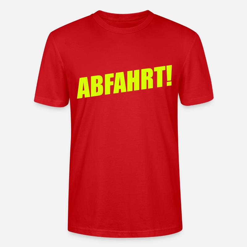 ABFAHRT - Stanley/Stella Unisex Bio-T-Shirt CRAFTER - Rot