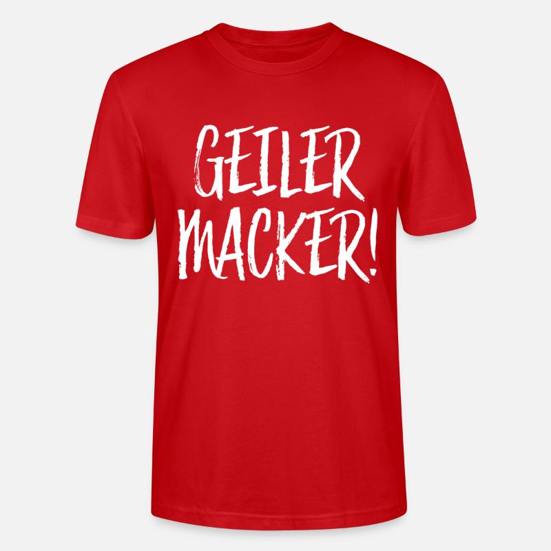 Geiler Macker - Stanley/Stella Unisex Bio-T-Shirt CRAFTER - Rot